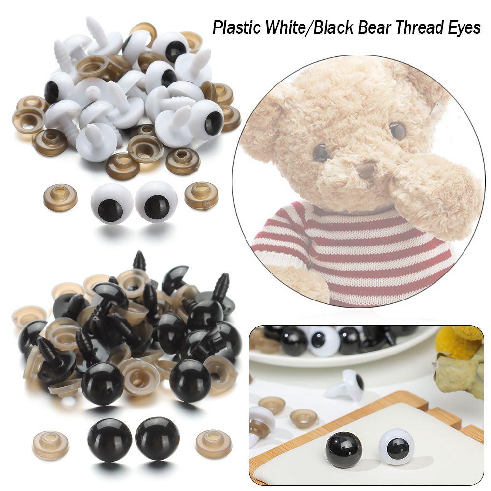White/Black For BJD Doll Accessories Doll Making Crafts Plastic Eyes Eyeball Safety Animal Toy