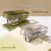 Compact Transparent Mini Stapler for Students – Portable and High-Value Handheld Stapler