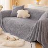 Чехол для дивана с защитой от царапин, тканевый чехол для дивана в стиле Ins, зимний плюшевый чехол для дивана, универсальный универсальный чехол для дивана, полностью покрытый