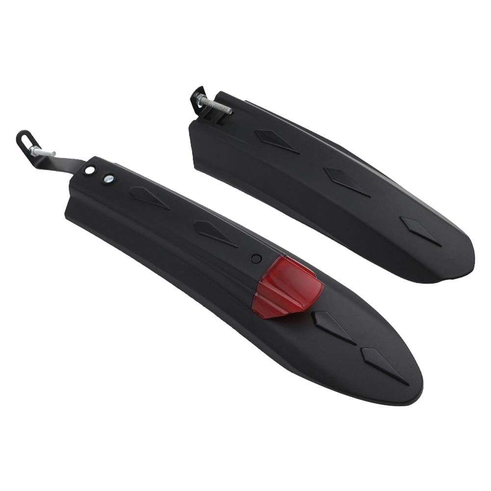 Велосипедное крыло, расширенное, удлиненное, защита от брызг, регулируемая защита колеса с задним фонарем, MTB, велосипедное крыло, аксессуары для велосипеда