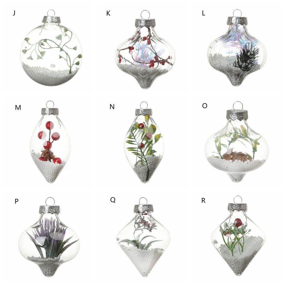 DIY Gifts Xmas Ornaments Plastic Christmas Tree Decoration Transparent Balls Fillable Candy Box