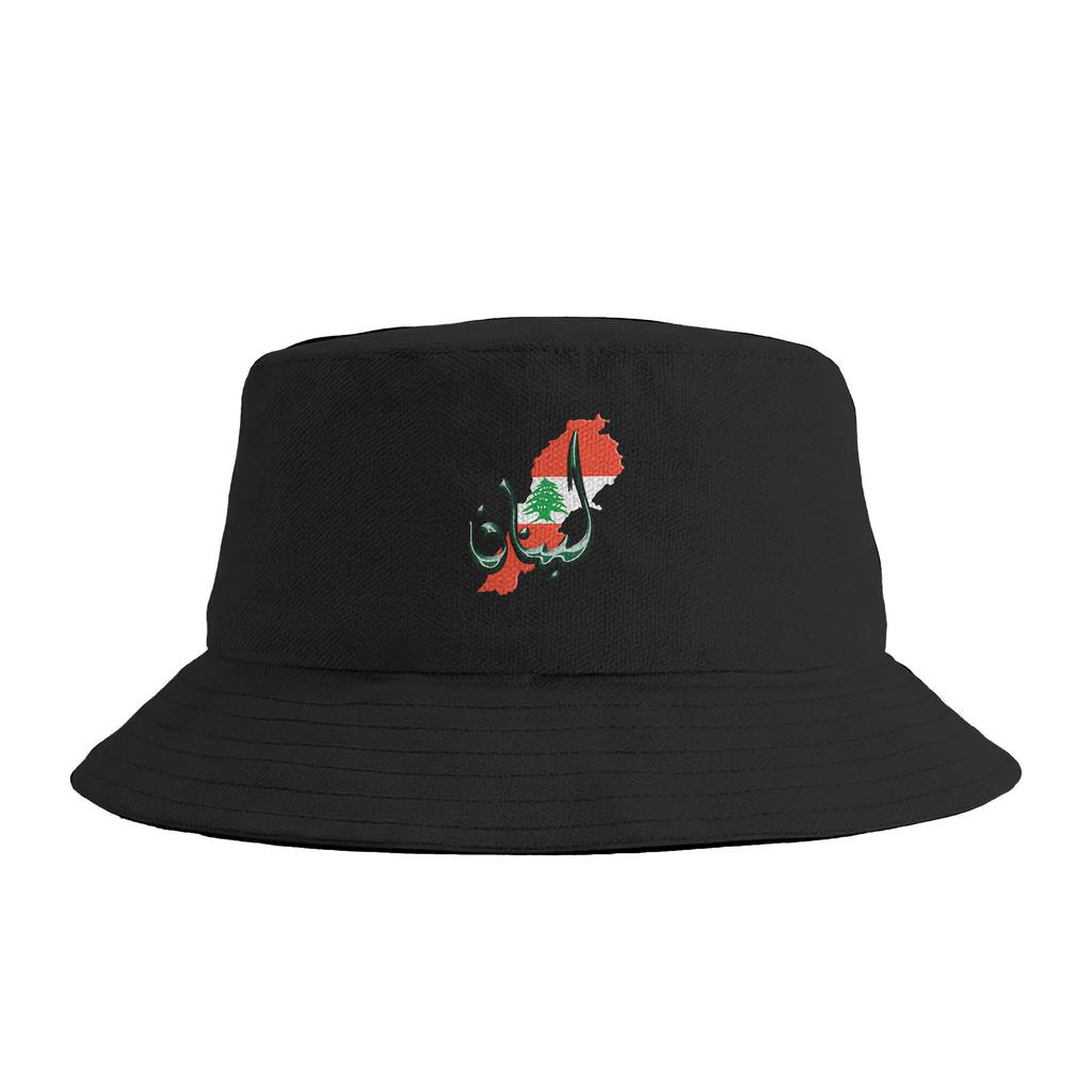 Lebanon Cedar Tree Red Heart Bucket Hat Spring  Fashion FisherUnisex Hats For Unisex Breathable Beach Travel Caps Hawaii Sun Hats