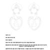 LOVUEE Teddy Bear Crystal Earrings