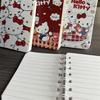 Милый Hello Kitty Мини Портативный Блокнот на Спирали A7 Записная книжка Дневник Студенческая Канцелярия Школьные Принадлежности Возвращение в Школу Подарок для Детей