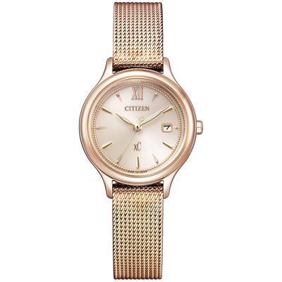 Часы CITIZEN XC Коллекция Blossom Mizu Citizen Solar Eco-Drive (Вишневый Цвет/Водонепроницаемый/Женский) EW2635-54A