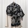 Solar System 70 Autumn and Winter Skin-friendly and Warm Imitation Cashmere Printed Scarf Abstract Versatile Shawl