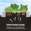 1PCS Metal Planting Box Vegetable Growing Tank Combined Plant Vegetable Growing Box Oval-shaped Galvanized Steel Sheet in Variou