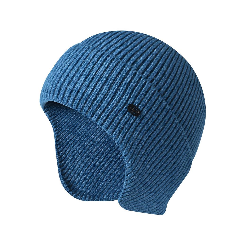 Осенне-зимние теплые шапки Skullies для женщин и мужчин, вязаные шапки, мягкие эластичные шапки для живой изгороди, термомужские шапочки с ушками