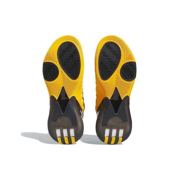 Adidas Харден Вол. 7 Crew желтые кроссовки унисекс Core-Black HQ3426