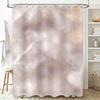 Luxury Gold Marble Shower Curtain Pink Beige Colorful Waterproof Bath Decor For Home Bathroom Decoration Size: 69 X 70 (Lxw)