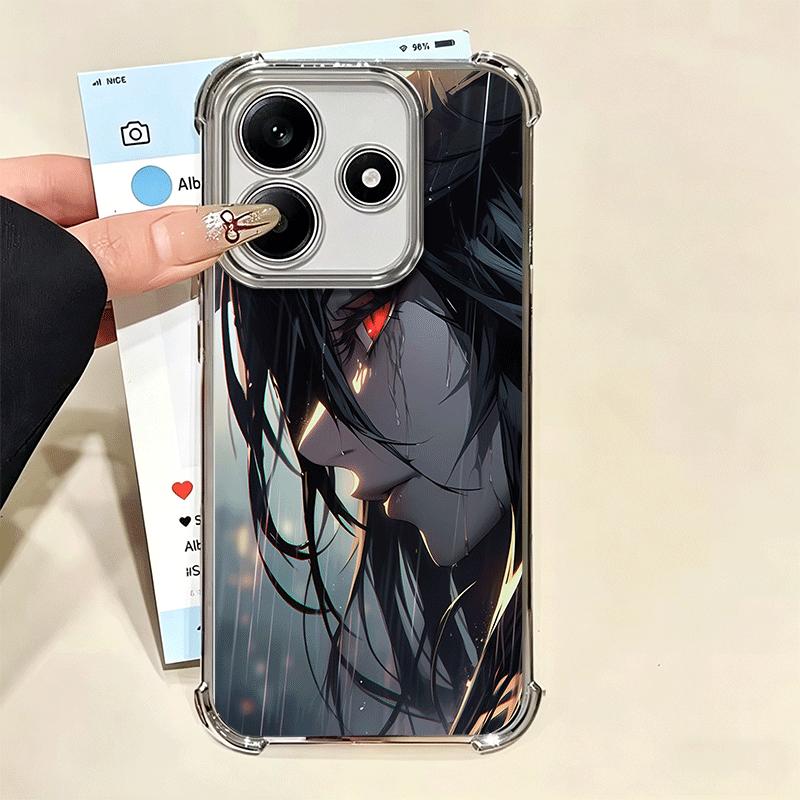 Аниме Чехол для телефона с покрытием Albedo O-Overlords Для Xiaomi Redmi Note 14 15 Pro Plus 13 12 11 11S 11T 10 9S 9 5G Противоударный Airbag C