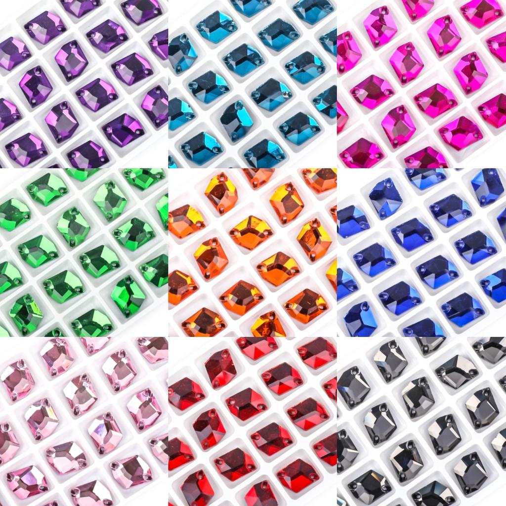 Все виды стеклянных ручных дрелей с плоским дном, специальной формы, сшитые вручную пряжки, многоугольные стеклянные стразы, свадебные платья, аксессуары