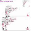 Белый Коврик для Мыши Sakura Японская Вишня Коврик для Мыши Ноутбук Игровой Коврики для Мыши Настольный Коврик Компьютерные Столы Офисные Аксессуары