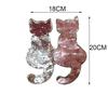 Cute Sewing Coat Jeans Applique Reversible Color Sequins Cat Patch DIY Clothes