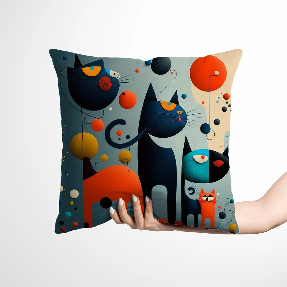 Наволочка для подушки Кот Пикассо Наволочки Декоративные подушки для кровати девочки Декоративные подушки x Наволочки