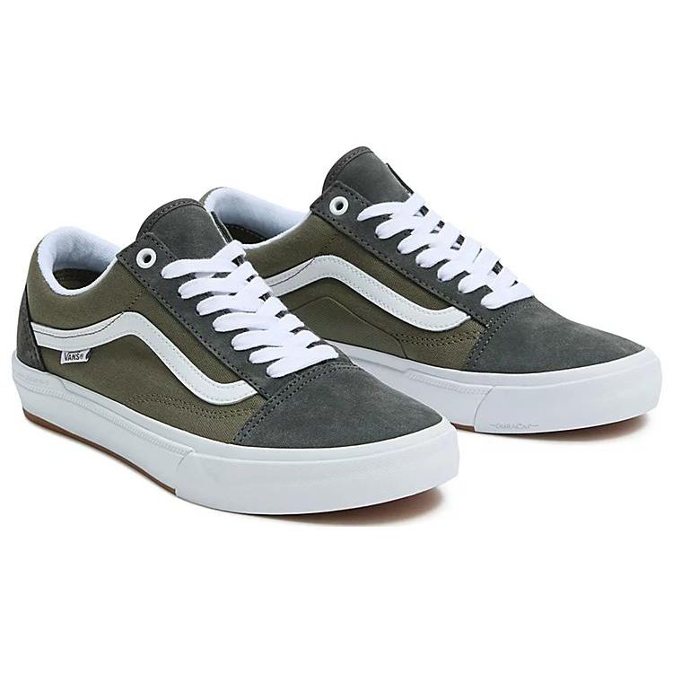 Vans Старая школа шнуровка мода удобные амортизирующие износостойкие дышащие низкие кроссовки для скейтбординга унисекс кроссовки черный белый VN0005UZBKP