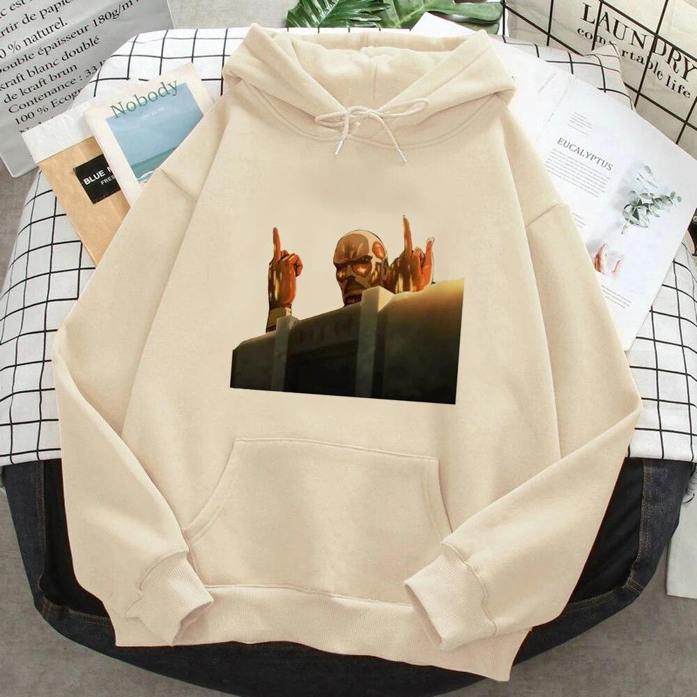 Толстовка унисекс, толстовки с капюшоном Titans Attack, женские японские толстовки в стиле Харадзюку с капюшоном, женские толстовки в стиле Харадзюку