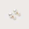 PEARLSONATE Ashore Earrings, Pearl