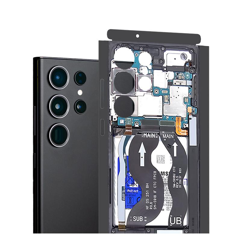 Для Samsung Galaxy S23 S24 Ultra S23 S24 Plus разборка мобильного телефона задняя пленка наклейка