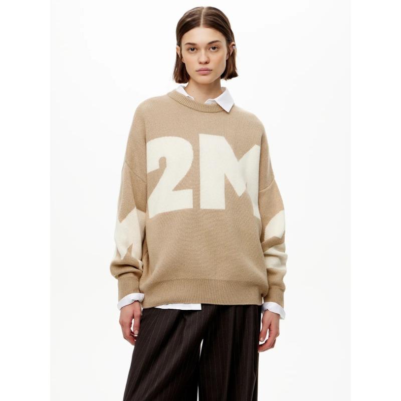 DAFIFY Женские модные повседневные свитера с длинным рукавом и круглым вырезом на осень-зиму