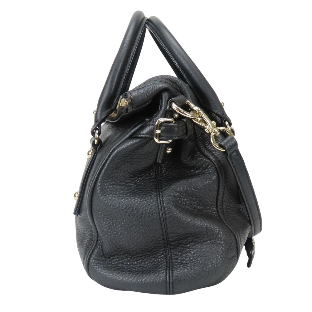 Used Kate Spade Handbag PXRU2483 leather black Shoulder