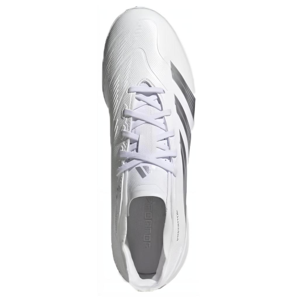 Adidas Predator 24 League Low Turf Cloud White Silver Metallic Grey Unisex Sneakers Grey-One IE2613
