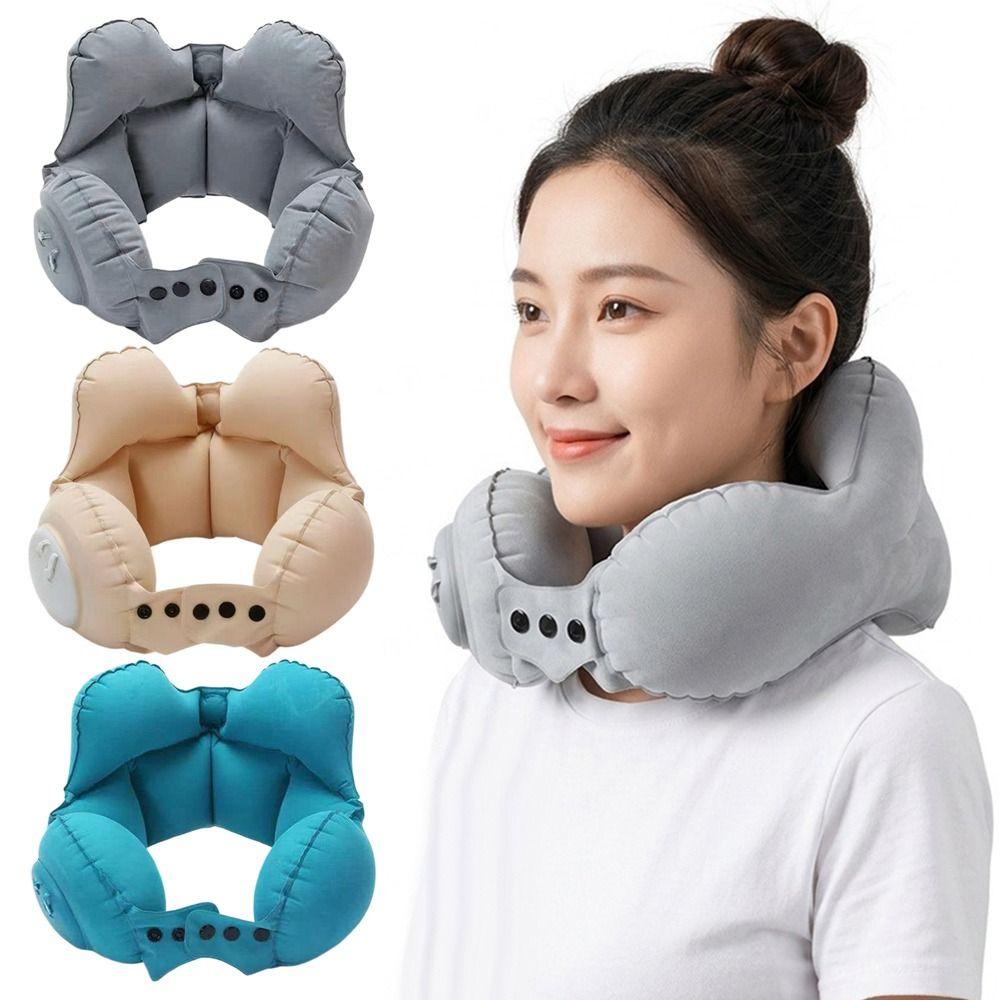 Adjustable Travel Pillow Ergonomic Airplane Neck Pillow NEW Headrest Camping