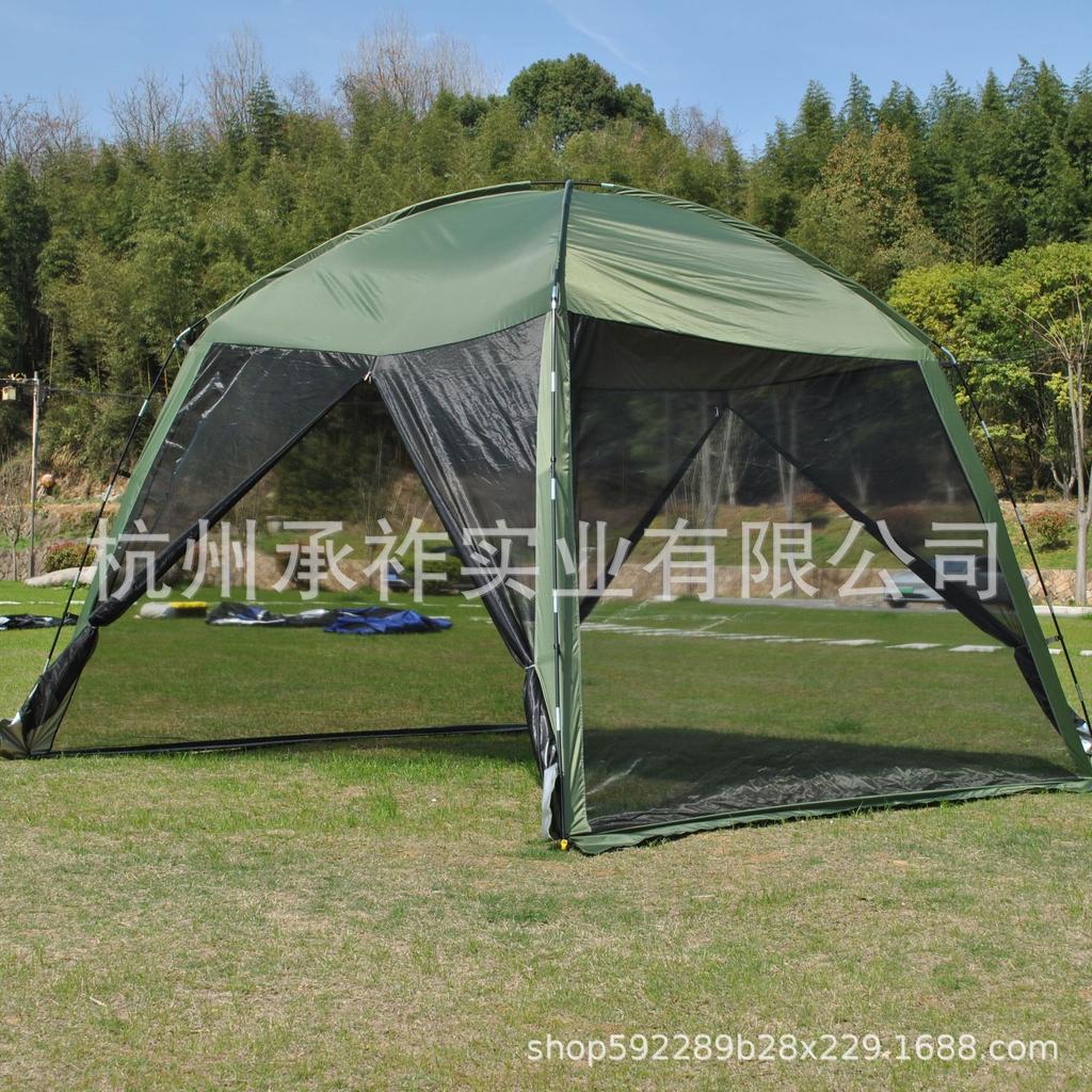 Сетчатый купольный тент-навес на 8 человек, 9 м², с москитной сеткой