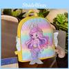 Adorable Mermaid Cartoon Backpack For Girls With Comfy Curved Shoulder Straps