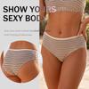FINETOO 6PCS Seamless Cotton Printing Panties Low Waist Breathable Underpants Spring Autumn XS-XXL Underwear Female Comfortable Lingerie