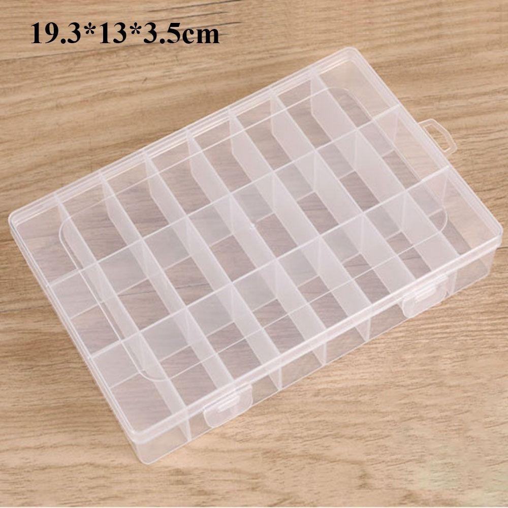 Прозрачная коробка для хранения квадратных мелких предметов, контейнер для горячих ювелирных изделий, бисер, держатель электроинструментов