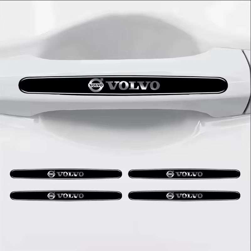 Car Metal Logo Door Bowl Handle Protector Film Stickers Accessories For Volvo V50 S60 XC60 S40 XC40 XC90 V60 S80 S90 V90 V70 V40