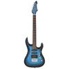 AriaPro II MAC Series Electric Guitar with SSH Pickups, Metallic Blue Shade, MAC-STD MBS, Includes Soft Case