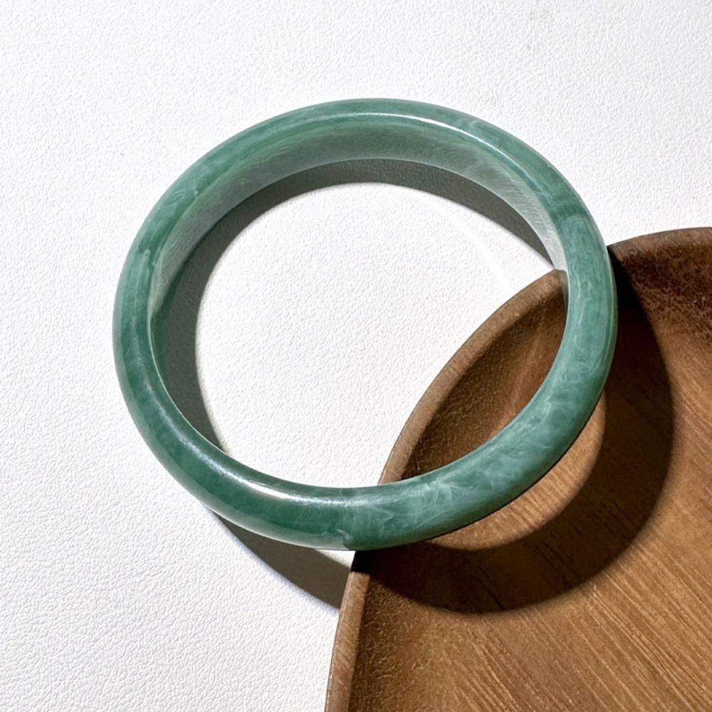 Bohemian Circular Geometric Bracelet Europe American Style Retro Hand Ring Resin Bangle Girls