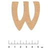 MDF Wood Alphabet Adhesive 5 Cm Letter W