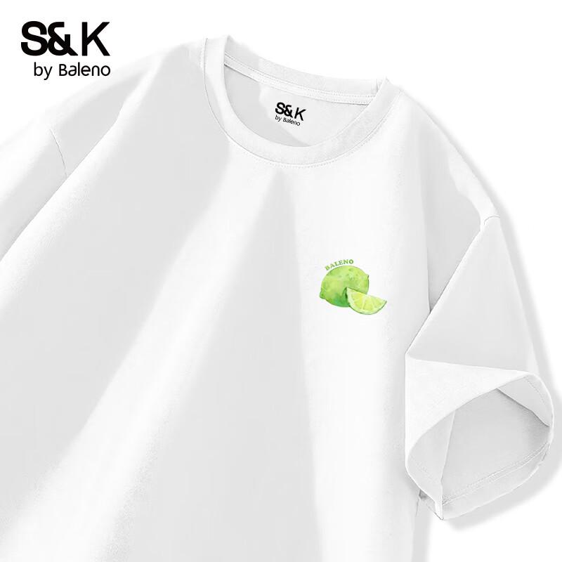 Мужская хлопковая футболка свободного кроя серии Baleno S&K