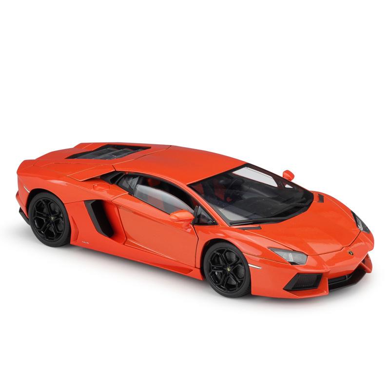 1/18 WELLY Lamborghini Aventador LP700-4 модель автомобиля из сплава, литая под давлением металлическая игрушечная машина, модель автомобиля, коллекция высокой имитации, детские подарки