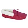 Womens/Ladies Suede Emily Moccasin Slippers