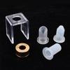3Pcs/Set Silicone Lipstick Mold Aluminum Ring Mould Holder Diy Crafts Tools Easy Beauty Lipstick Kits