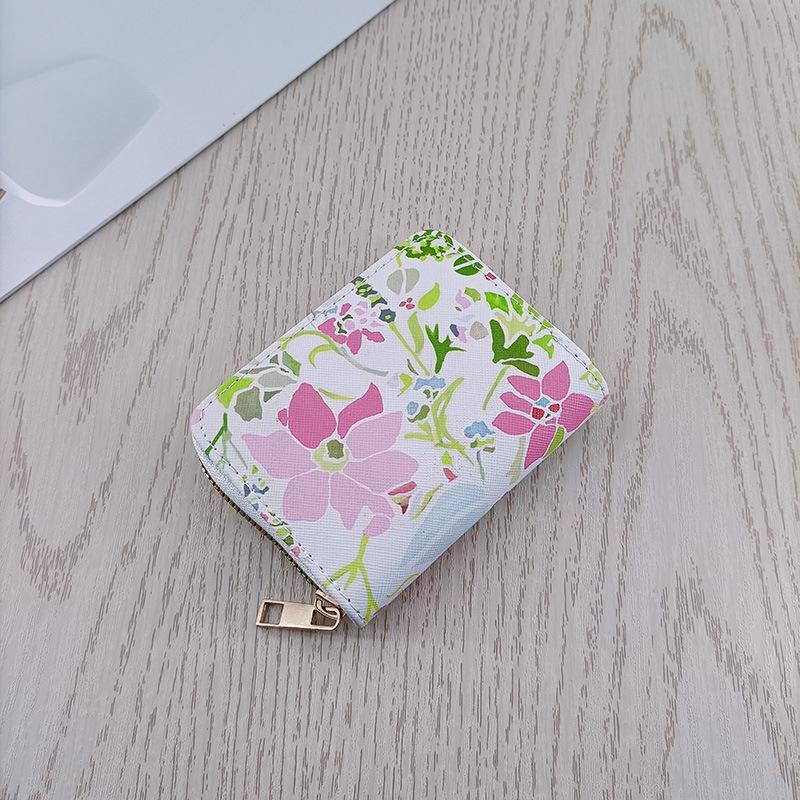 Женский мультяшный мини-кошелек в корейском стиле и держатель для карт на молнии, кошелек для монет