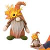 Осенний плюшевый гном, декор, милая безликая кукла-гном, украшение для фермерского дома на День благодарения на осень