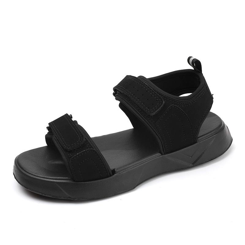 Beach Sandals Men'S Summer Sports Wind Light Velcro Cool Slippers Can Be Worn Outside The Car Men'S Slippers
