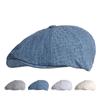Восьмиугольная кепка для мужчин, сезон: весна-лето, дышащий берет, мужская британская винтажная кепка газетчика, шляпы художников в стиле Гэтсби, Gorras Hombre