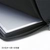 SANWA SUPPLY Внутренний чехол с карманом (Широкоформатный 13,3 дюйма) IN-WETP13BK