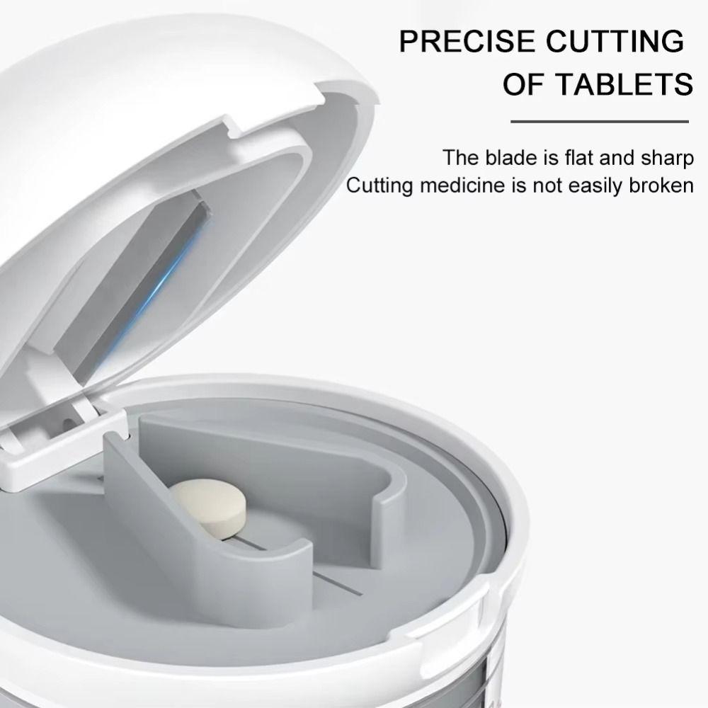 Dustproof Medicine Pill Cutter Portable Pill Divider New Powder Tablet Grinder For YULIKIKER