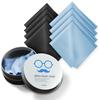 Glasses Cleaning Cloth Camera Cloth Glasses Lens Cleaner Cleaning Cloth Microfiber Cloth Total of 8 Pieces with Can