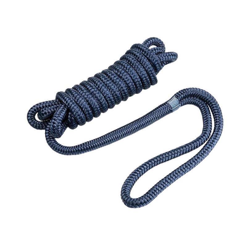 Boat Dock Lines Wear Resistant Hanger Line Docking Boat Lines Double Braided Premium Nylon Marine Mooring Rope for Boats