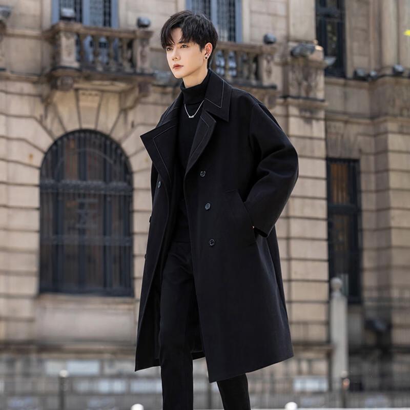 ROMON Мужское полупальто из смесовой шерсти для бизнеса