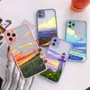 Масляная живопись с изображением пейзажа Чехол для телефона Для iphone 16 14 11 12 13 pro max 12 13 Mini 15 Plus X XR XS 7 8 Plus Задняя крышка