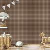 Brown Checkered Wallpaper Brown, Rust, and Orange 50x1000